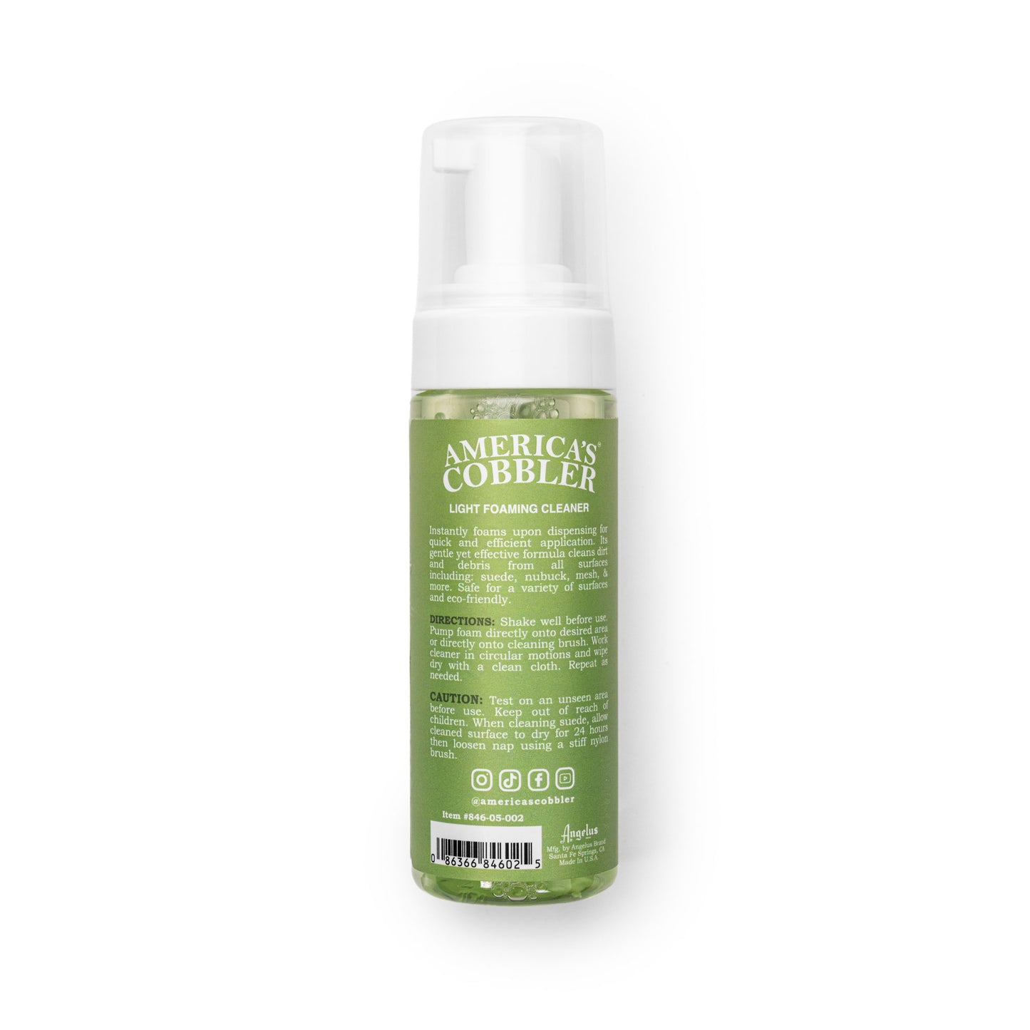 America's Cobbler Light Foaming Cleaner for Suede and Soft Fabrics