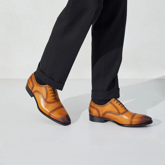 Two-Toned Leather Shoes